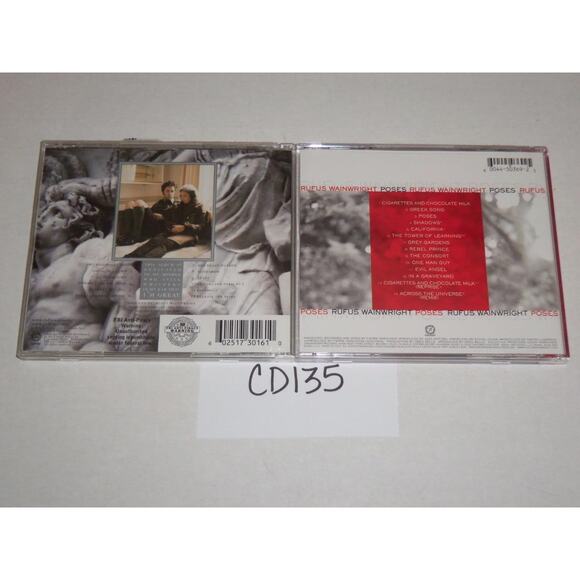 Rufus Wainwright Poses Release The Stars Lot 2 CD -0717CD135 - Picture 2 of 2